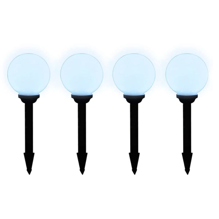 Outdoor Pathway Lamps 8 Pcs Led 15 Cm with Ground Spike