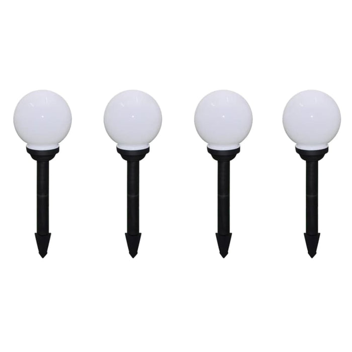 Outdoor Pathway Lamps 8 Pcs Led 15 Cm With Ground Spike
