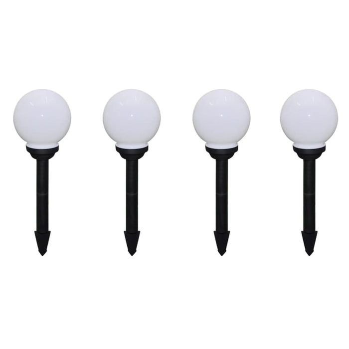 Outdoor Pathway Lamps 8 Pcs Led 15 Cm with Ground Spike
