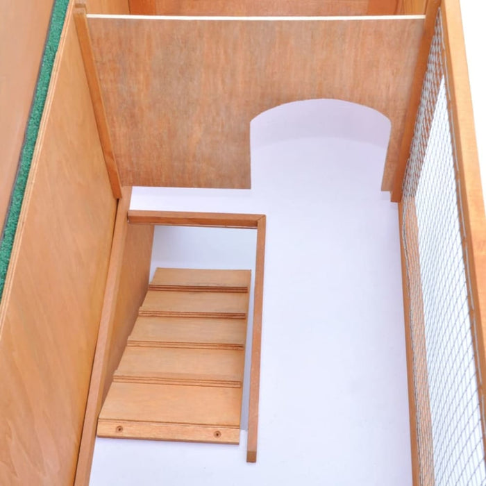 Outdoor Rabbit Hutch Small Animal House Pet Cage 1 Door