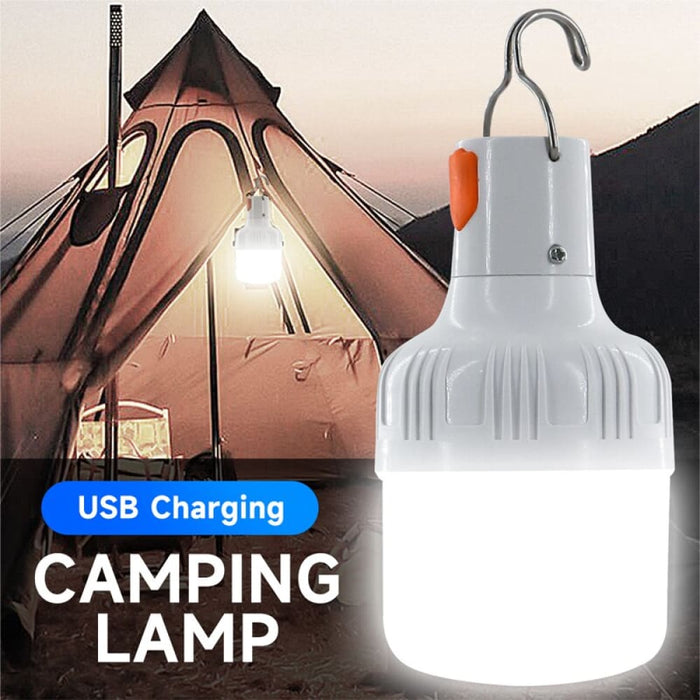 Outdoor Usb Rechargeable Led Lamp Bulbs 60w Emergency Light