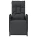 Outdoor Reclining Chairs with Cushions 2 Pcs Poly Rattan