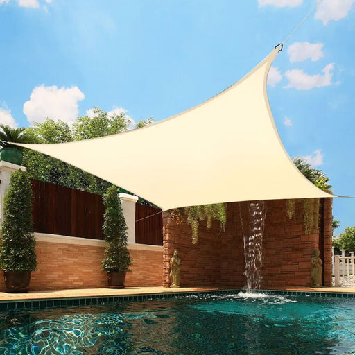 Outdoor Shade Sail Awnings Waterproof Sun Shelter Square