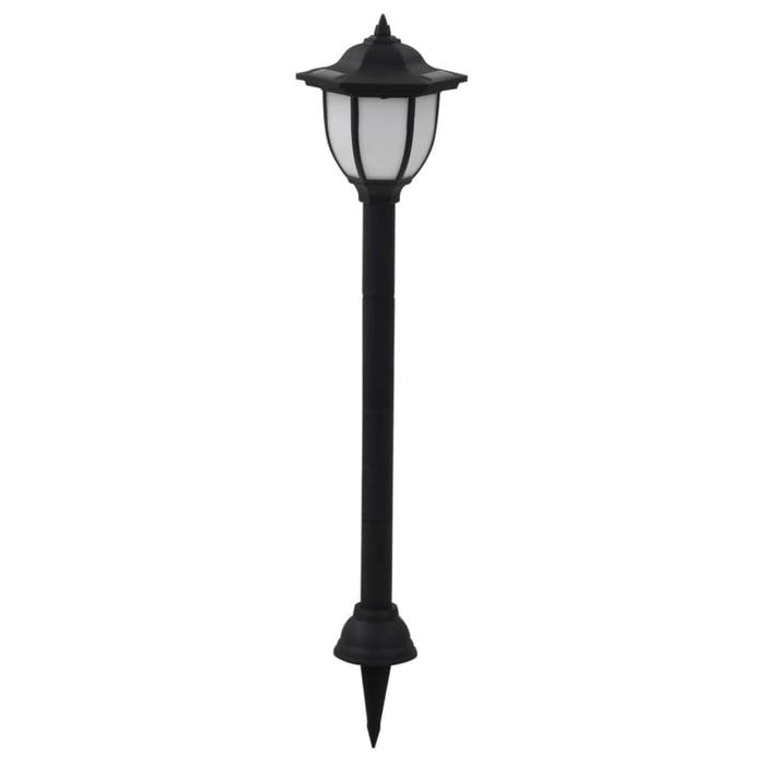 Outdoor Solar Lamps 3 Pcs Led Black Aaaio