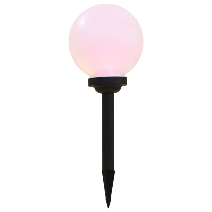 Outdoor Solar Lamps 6 Pcs Led Spherical 20 Cm Rgb Xiioxl