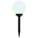 Outdoor Solar Lamps 6 Pcs Led Spherical 20 Cm Rgb Xiioxl