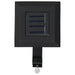 Outdoor Solar Lamps 6 Pcs Led Square 12 Cm Black Aaaln