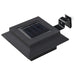 Outdoor Solar Lamps 6 Pcs Led Square 12 Cm Black Aaaln