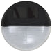 Outdoor Solar Wall Lamps Led 24 Pcs Round Black Xiiotk