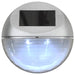 Outdoor Solar Wall Lamps Led 24 Pcs Round Silver Xiioab