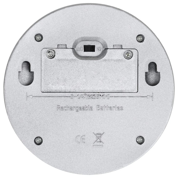 Outdoor Solar Wall Lamps Led 24 Pcs Round Silver Xiioab