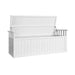 Outdoor Storage Box Wooden Garden Bench 129cm Chest Tool