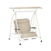 Outdoor Swing Chair Garden Lounger 2 Seater Canopy Patio