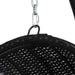 Outdoor Egg Swing Chair with Stand Cushion Wicker Armrest