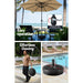 Outdoor Umbrella 2.7m Base Beach Pole Garden Tilt Sun Patio