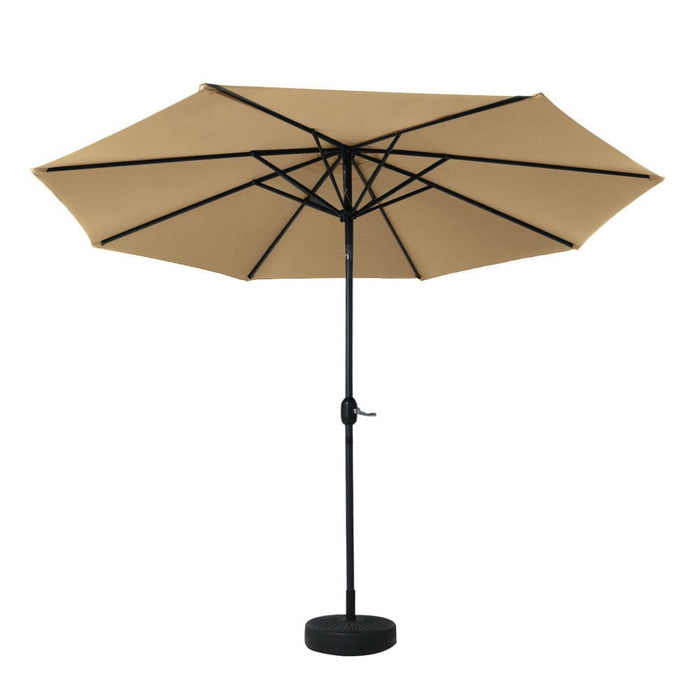 Outdoor Umbrella 3m Base Beach Pole Garden Tilt Sun Patio Uv