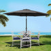 Outdoor Umbrella 3m Base Beach Pole Garden Tilt Sun Patio Uv