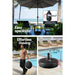 Outdoor Umbrella 3m Base Beach Pole Garden Tilt Sun Patio Uv