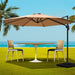 Outdoor Umbrella 3m Base Cantilever Beach Stand Sun Roma
