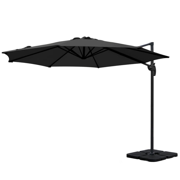 Outdoor Umbrella 3m Base Cantilever Beach Stand Sun Roma
