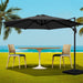Outdoor Umbrella 3m Base Cantilever Beach Stand Sun Roma