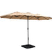 Outdoor Umbrella Beach Twin Base Stand Garden Sun Shade