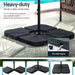 Outdoor Umbrella Beach Twin Base Stand Garden Sun Shade