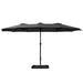 Outdoor Umbrella Beach Twin Base Stand Garden Sun Shade