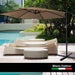 3m Outdoor Umbrella Cantilever With Protective Cover Patio