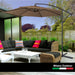 3m Outdoor Umbrella Cantilever With Protective Cover Patio