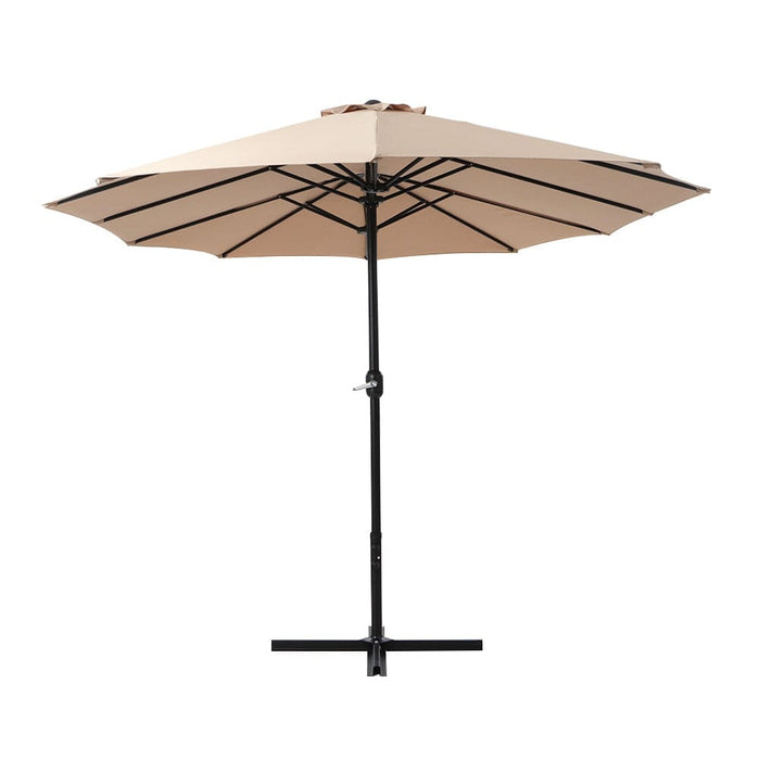 Outdoor Umbrella Twin Beach Stand Base Garden Sun Shade
