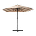 Outdoor Umbrella Twin Beach Stand Base Garden Sun Shade