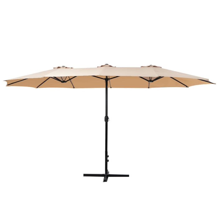 Outdoor Umbrella Twin Beach Stand Base Garden Sun Shade