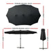 Outdoor Umbrella Twin Umbrellas Beach Garden Stand Base Sun