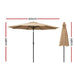 Outdoor Umbrella 3m Umbrellas Beach Garden Tilt Sun Patio