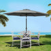Outdoor Umbrella 3m Umbrellas Garden Beach Tilt Sun Patio