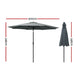 Outdoor Umbrella 3m Umbrellas Garden Beach Tilt Sun Patio