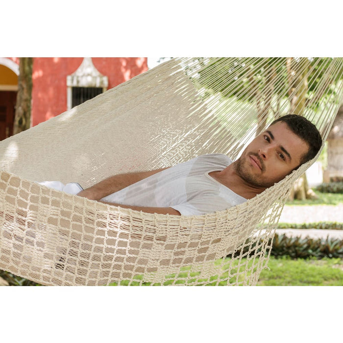 Outdoor Undercover Cotton Legacy Hammock with Hand