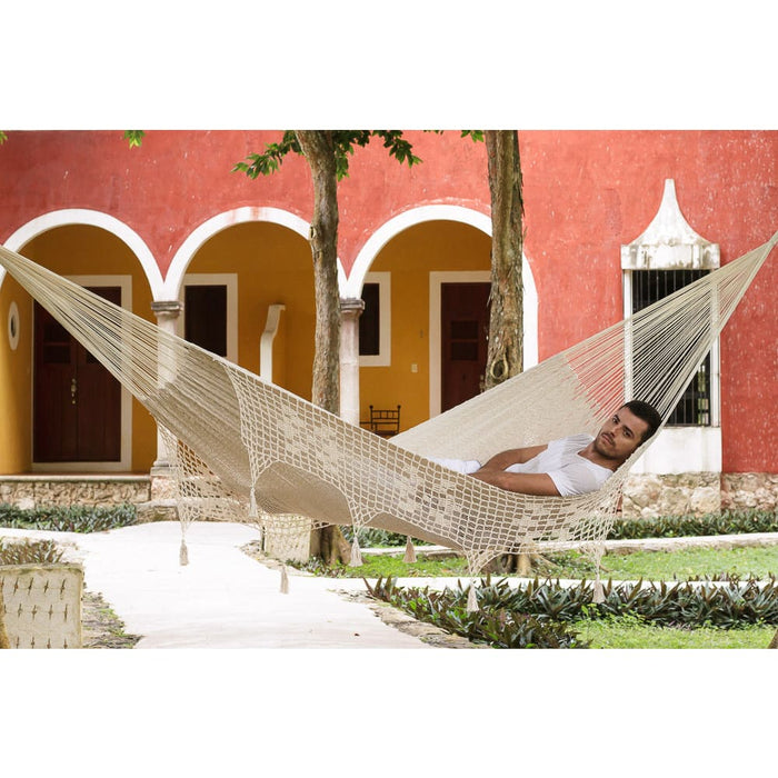 Outdoor Undercover Cotton Legacy Hammock with Hand