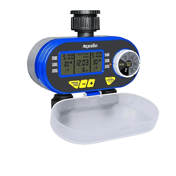 Two Outlet Digital Water Timer Controller for Garden