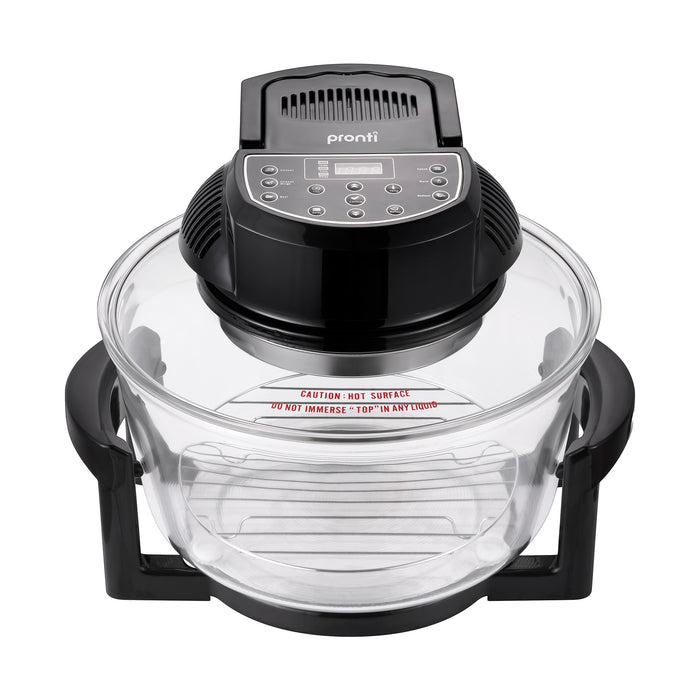 17L Digital Family Turbo Convection Oven Broiler Cooker - Black