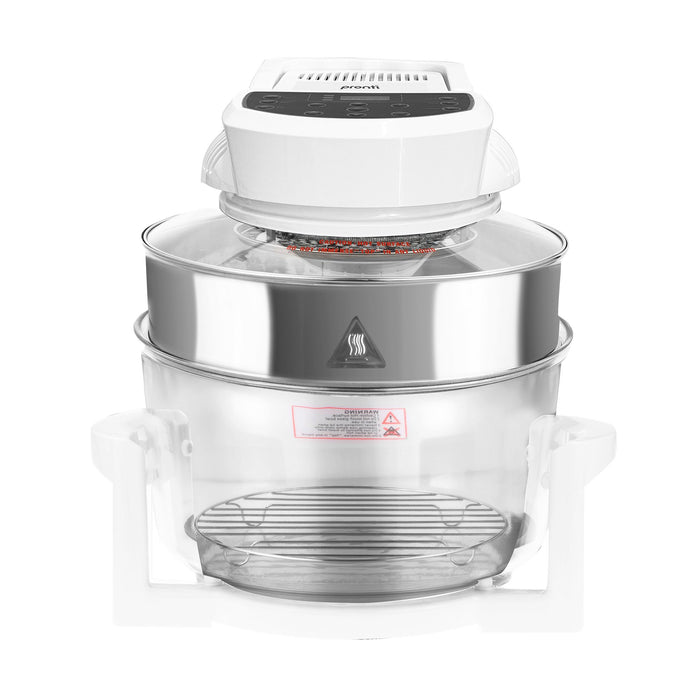 17L Digital Family Turbo Convection Oven Broiler Cooker - White