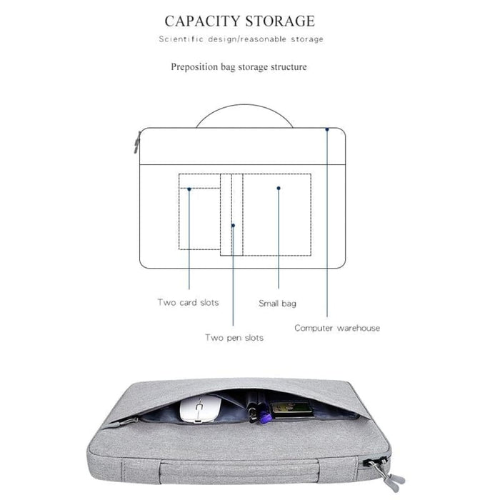 Oxford Cloth Waterproof Laptop Handbag With Trunk Trolley