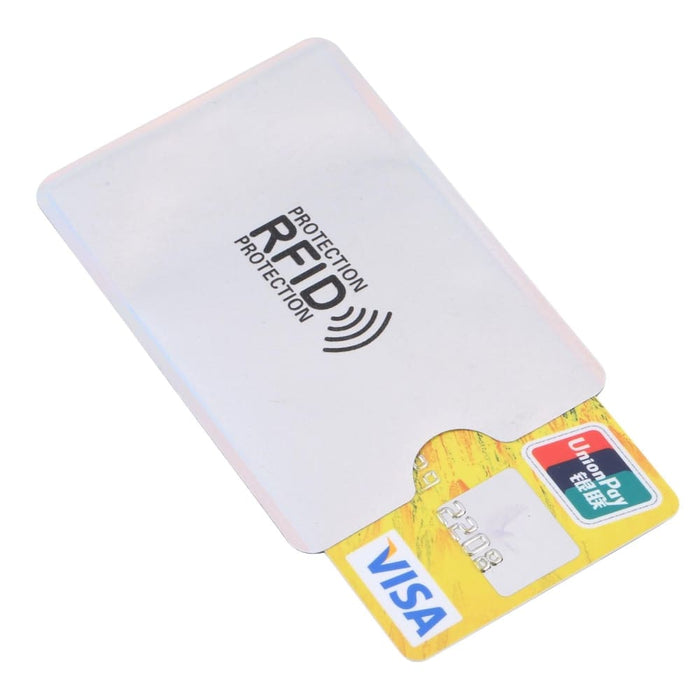 Pack Of 100 Rfid Blocking Aluminum Foil Card Sleeves