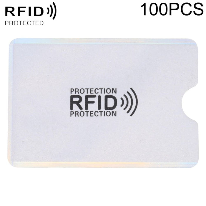 Pack Of 100 Rfid Blocking Aluminum Foil Card Sleeves