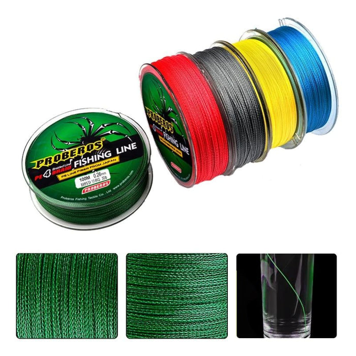 Pack Of 2 100m Strong Horse Fishing Line 0.6 / 8lb