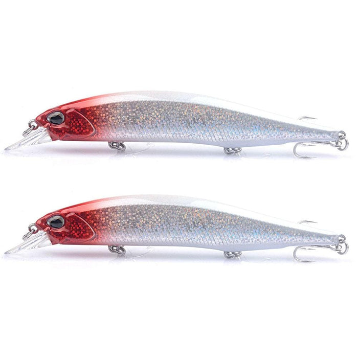 Pack Of 2 13.4cm/17.5g Long Distance Casting Mino Lure