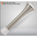 Pack Of 2 Flexible Spring Door Stops Satin Nickel