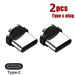 Pack of 2 Magnetic Charging Adapters for Mobile Phones