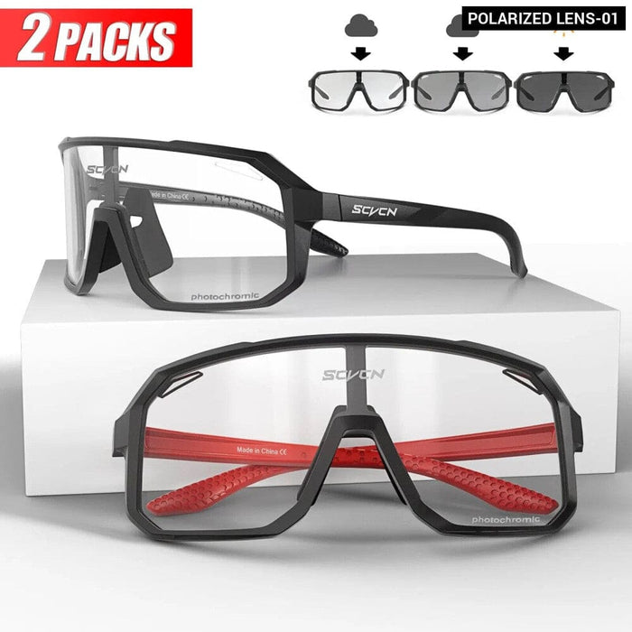Pack Of 2 Pochromic Cycling Sunglasses
